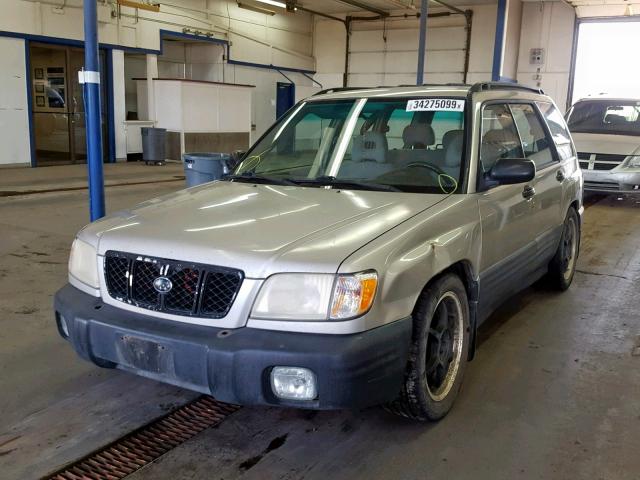 JF1SF63591G730702 - 2001 SUBARU FORESTER L SILVER photo 2