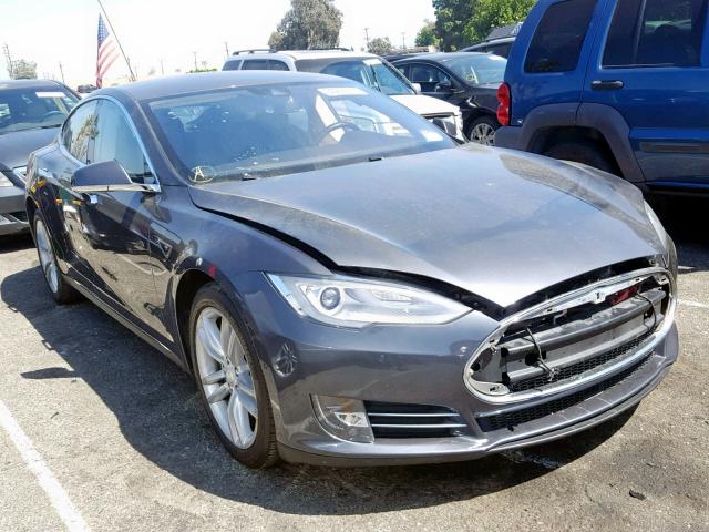 5YJSA1H15EFP61107 - 2014 TESLA MODEL S გრაფიტი ფოტო 1