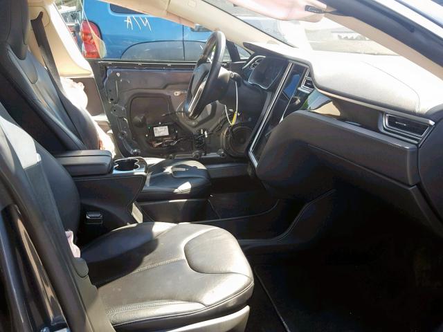 5YJSA1H15EFP61107 - 2014 TESLA MODEL S გრაფიტი ფოტო 5