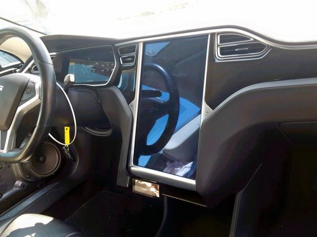 5YJSA1H15EFP61107 - 2014 TESLA MODEL S გრაფიტი ფოტო 9