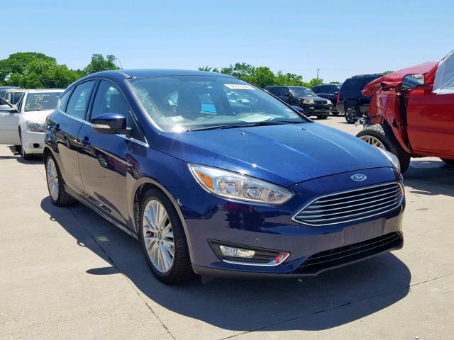 1FADP3N26GL302965 - 2016 FORD FOCUS TITA BLUE photo 1