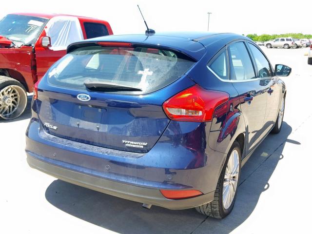 1FADP3N26GL302965 - 2016 FORD FOCUS TITA BLUE photo 4