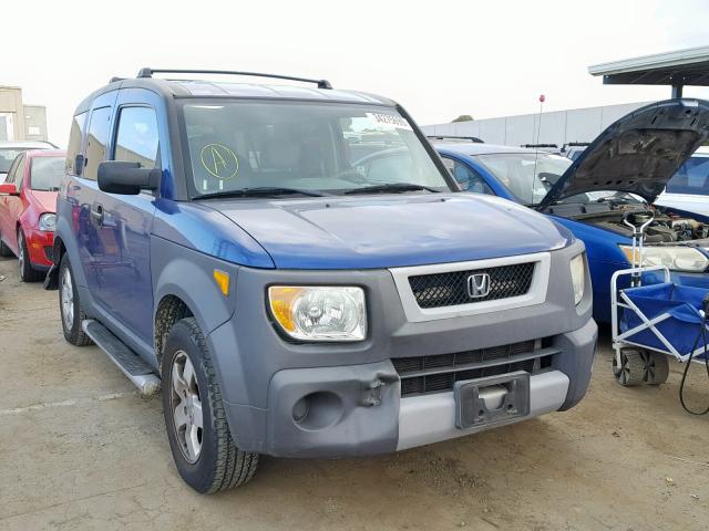 5J6YH28654L037558 - 2004 HONDA ELEMENT EX BLUE photo 1