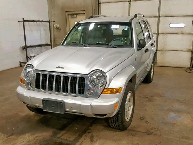 1J4GL58K36W250888 - 2006 JEEP LIBERTY LI SILVER photo 2