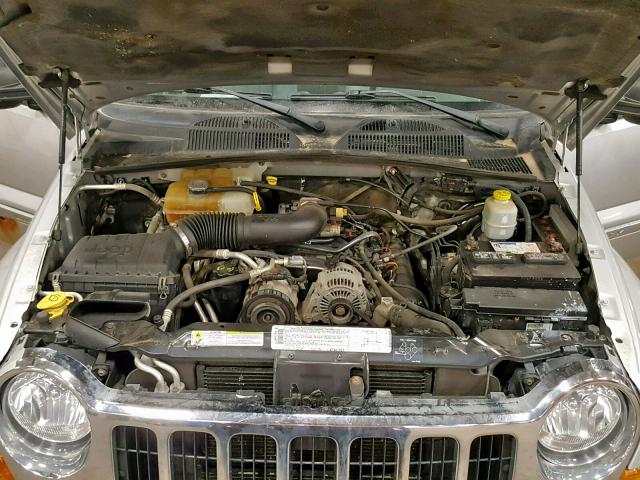 1J4GL58K36W250888 - 2006 JEEP LIBERTY LI SILVER photo 7