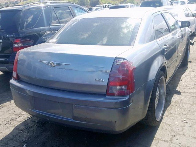 2C3KA43R07H716186 - 2007 CHRYSLER 300 BLUE photo 4