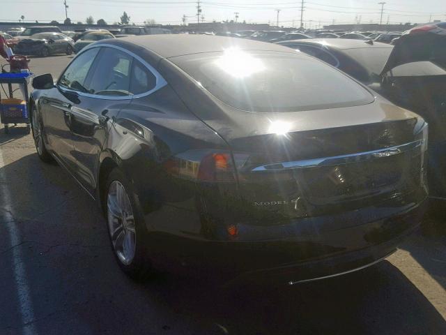 5YJSA1E11FF119179 - 2015 TESLA MODEL S Սև լուսանկար 3