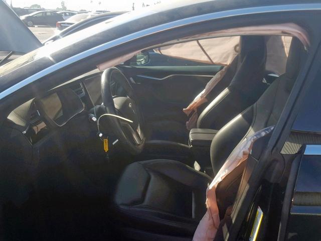 5YJSA1E11FF119179 - 2015 TESLA MODEL S Սև լուսանկար 5