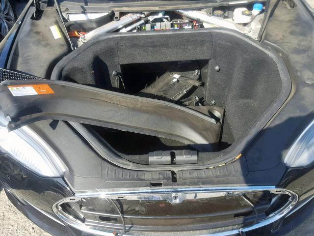 5YJSA1E11FF119179 - 2015 TESLA MODEL S Սև լուսանկար 7