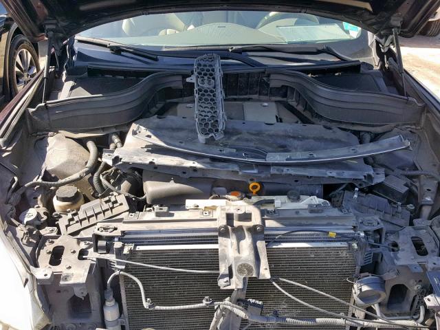 JN1AJ0HP3CM400993 - 2012 INFINITI EX35 BASE MAROON photo 7