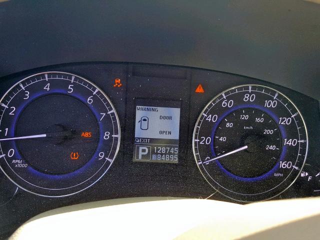 JN1AJ0HP3CM400993 - 2012 INFINITI EX35 BASE MAROON photo 8