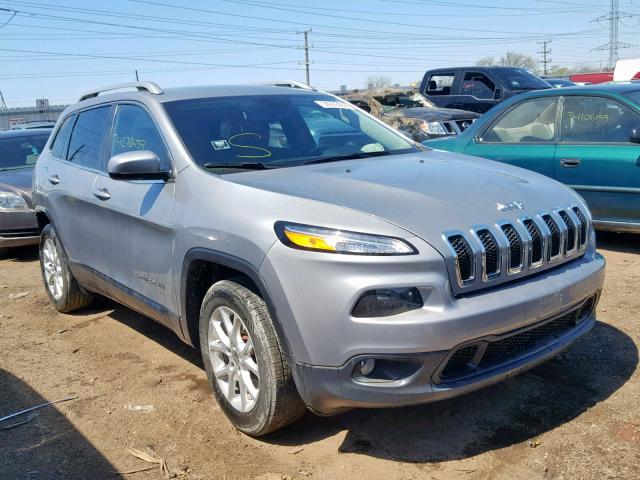 1C4PJLCB5GW201541 - 2016 JEEP CHEROKEE L SILVER photo 1