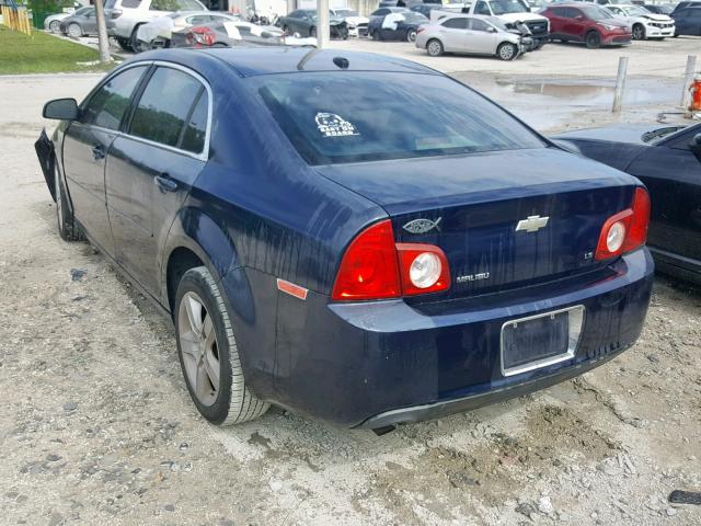 1G1ZG57B894165980 - 2009 CHEVROLET MALIBU LS BLUE photo 3