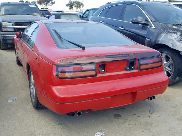 JN1RZ26A1LX001763 - 1990 NISSAN 300ZX 2+2 RED photo 3