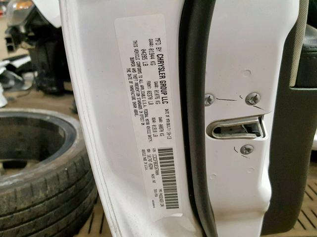 1C3CDFBB3ED670004 - 2014 DODGE DART SXT WHITE photo 10