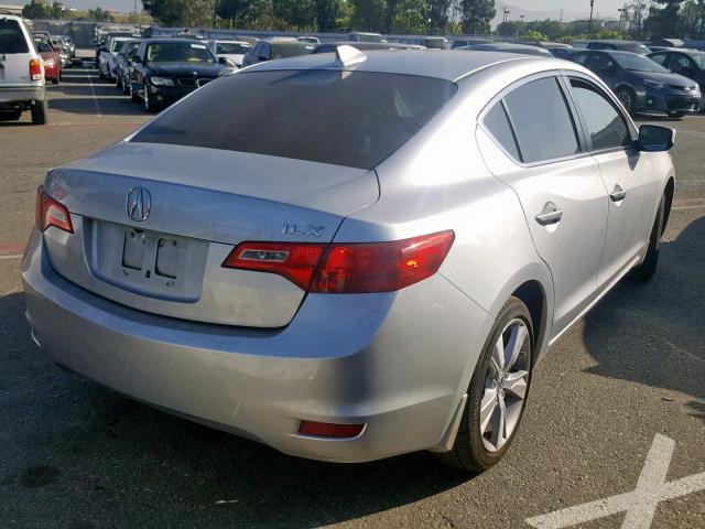 19VDE1F74DE014969 - 2013 ACURA ILX 20 TEC SILVER photo 4