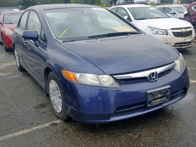 1HGFA465X7L000745 - 2007 HONDA CIVIC GX BLUE photo 1