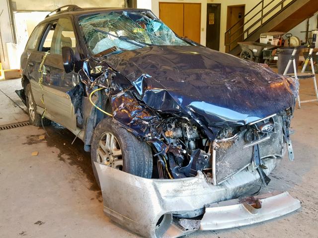 4S3BH675637636200 - 2003 SUBARU LEGACY OUT BLUE photo 1