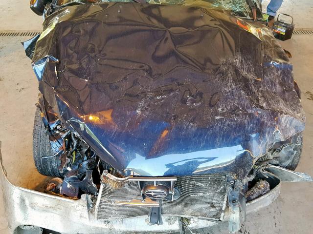 4S3BH675637636200 - 2003 SUBARU LEGACY OUT BLUE photo 7