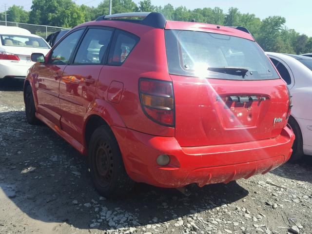 5Y2SL65846Z412413 - 2006 PONTIAC VIBE RED photo 3