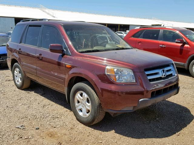 5FNYF28248B005637 - 2008 HONDA PILOT VP BURGUNDY photo 1