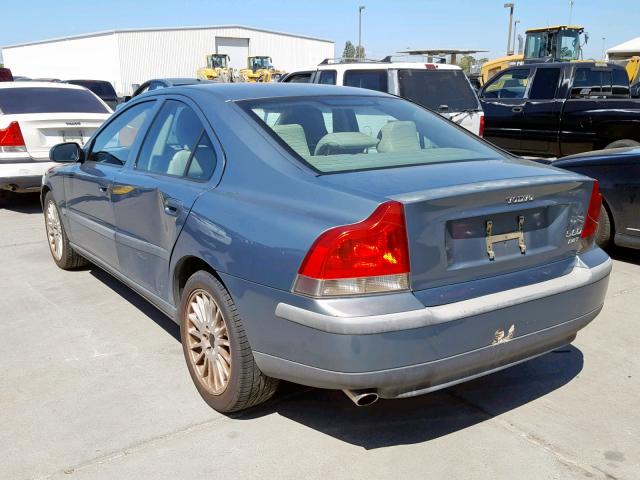YV1RS58DX22097182 - 2002 VOLVO S60 2.4T GREEN photo 3