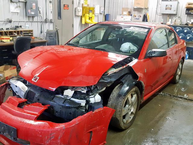 1G8AV15B57Z135593 - 2007 SATURN ION LEVEL RED photo 2