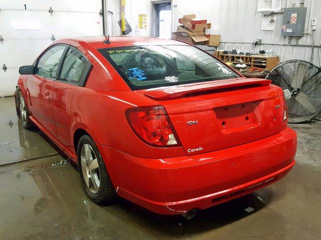 1G8AV15B57Z135593 - 2007 SATURN ION LEVEL RED photo 3