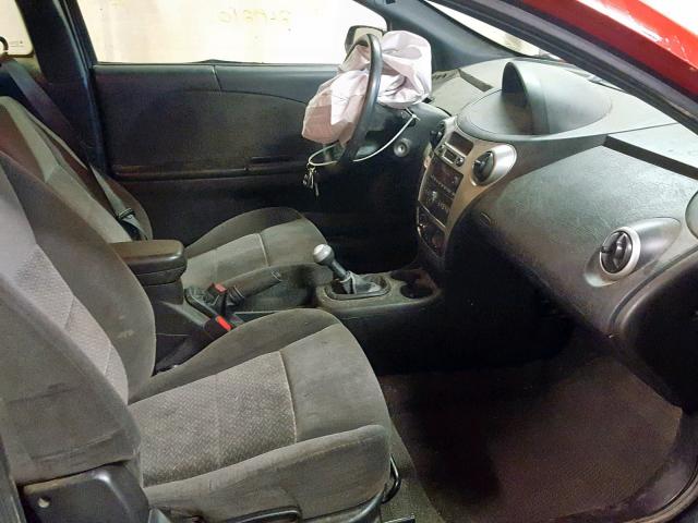 1G8AV15B57Z135593 - 2007 SATURN ION LEVEL RED photo 5