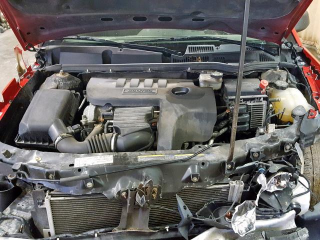 1G8AV15B57Z135593 - 2007 SATURN ION LEVEL RED photo 7