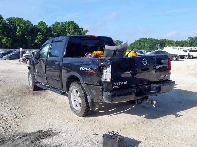 1N6AA0EC9CN307689 - 2012 NISSAN TITAN S BLACK photo 3