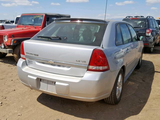 1G1ZT62885F310737 - 2005 CHEVROLET MALIBU MAX SILVER photo 4