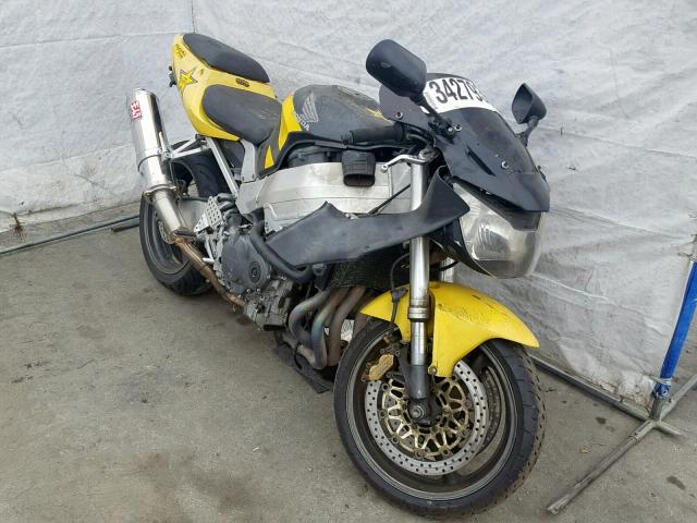 JH2SC44121M100189 - 2001 HONDA CBR900 RR YELLOW photo 1