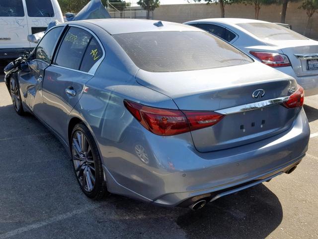 JN1FV7AP6JM460521 - 2018 INFINITI Q50 RED SP BLUE photo 3