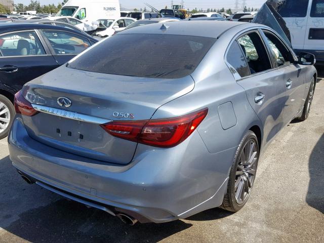 JN1FV7AP6JM460521 - 2018 INFINITI Q50 RED SP BLUE photo 4