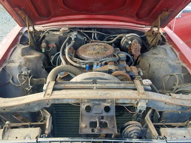 7Y81Z108279 - 1967 FORD T-BIRD RED photo 7