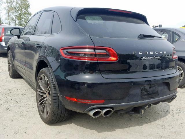 WP1AF2A51FLB99316 - 2015 PORSCHE MACAN TURB BLACK photo 3