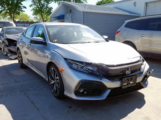 2HGFC1E55JH709727 - 2018 HONDA CIVIC SI SILVER photo 1