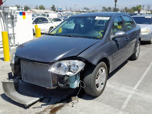 1G1AL58F687158825 - 2008 CHEVROLET COBALT LT GRAY photo 2