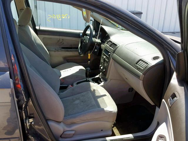 1G1AL58F687158825 - 2008 CHEVROLET COBALT LT GRAY photo 5