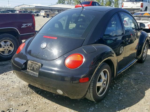 3VWCA21C4XM408987 - 1999 VOLKSWAGEN NEW BEETLE შავი ფოტო 4