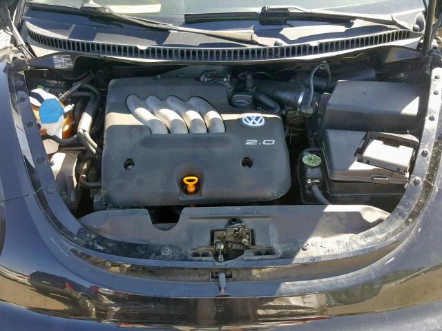 3VWCA21C4XM408987 - 1999 VOLKSWAGEN NEW BEETLE შავი ფოტო 7