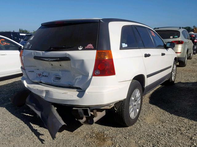 2C8GM48LX5R556482 - 2005 CHRYSLER PACIFICA WHITE photo 4