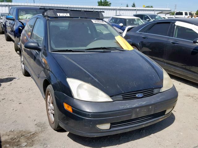 3FAFP31302R139862 - 2002 FORD FOCUS ZX3 BLACK photo 1