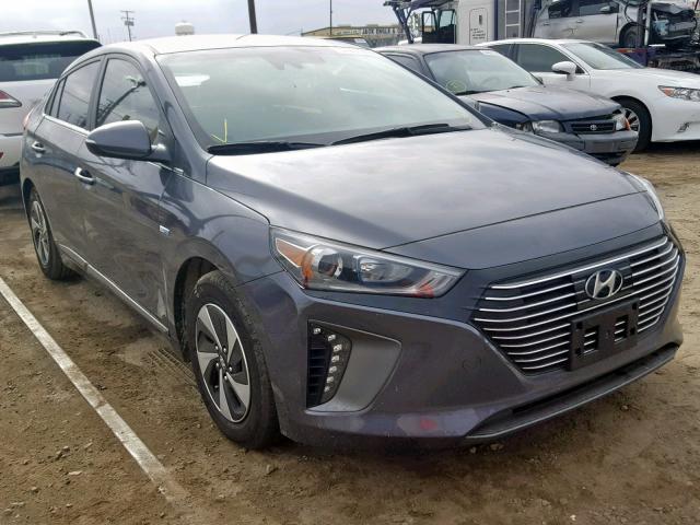 KMHC75LC5JU101505 - 2018 HYUNDAI IONIQ SEL GRAY photo 1