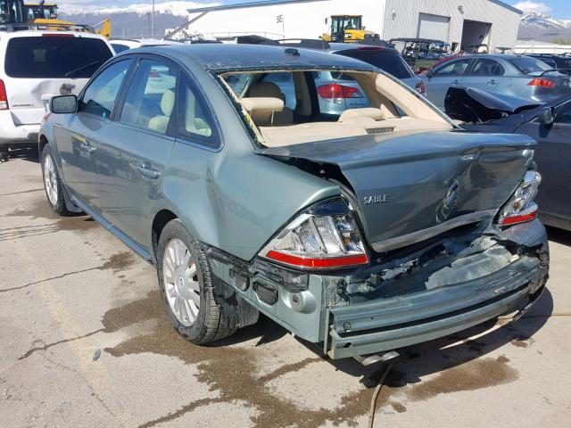 1MEHM40W58G602574 - 2008 MERCURY SABLE LUXU GREEN photo 3