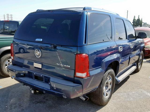 1GYEK63N96R155218 - 2006 CADILLAC ESCALADE L BLUE photo 4