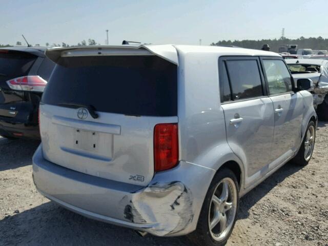 JTLKE50E191061095 - 2009 TOYOTA SCION XB 银色 照片 4
