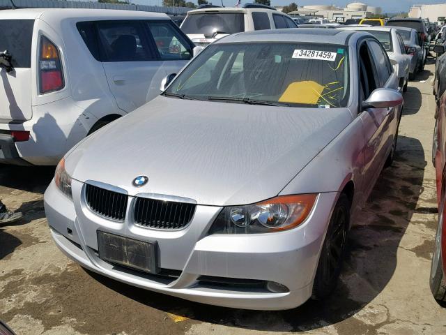 WBAVC53507FZ73756 - 2007 BMW 328 I SULE SILVER photo 2