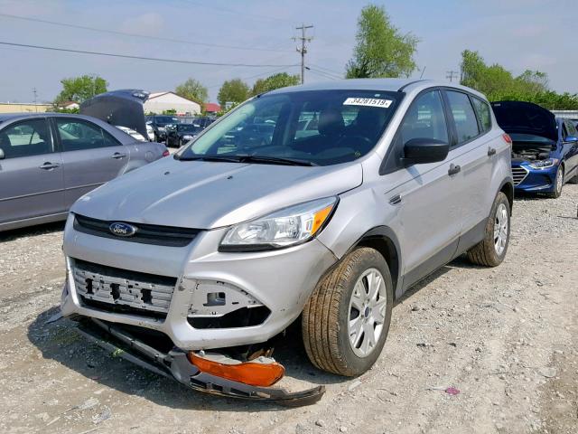 1FMCU0F7XFUB91834 - 2015 FORD ESCAPE S SILVER photo 2